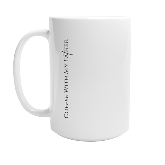 Coffee With My Father Print Material Serene Comfort 15oz Mug – Coffee With My Father Series