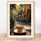 Coffee With My Father Print Material 21x29.7 cm / 8x12″ / Framed / Wood frame In The Silence of the Heart - Custom Art