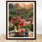 Coffee With My Father Print Material 30x40 cm / 12x16″ / Dark wood frame Framed Template
