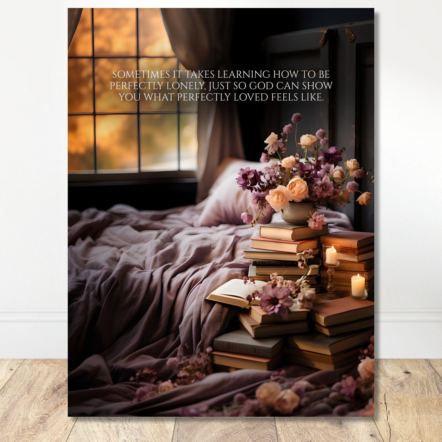 Coffee With My Father Print Material 30x40 cm / 12x16″ / Premium Matte Paper Poster / - Framed Template