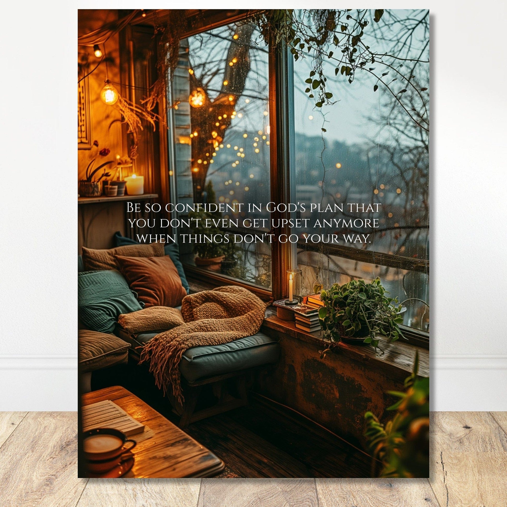 Coffee With My Father Print Material 30x40 cm / 12x16″ / Premium Matte Paper Poster / - Premium Matte Paper Wooden Framed Poster
