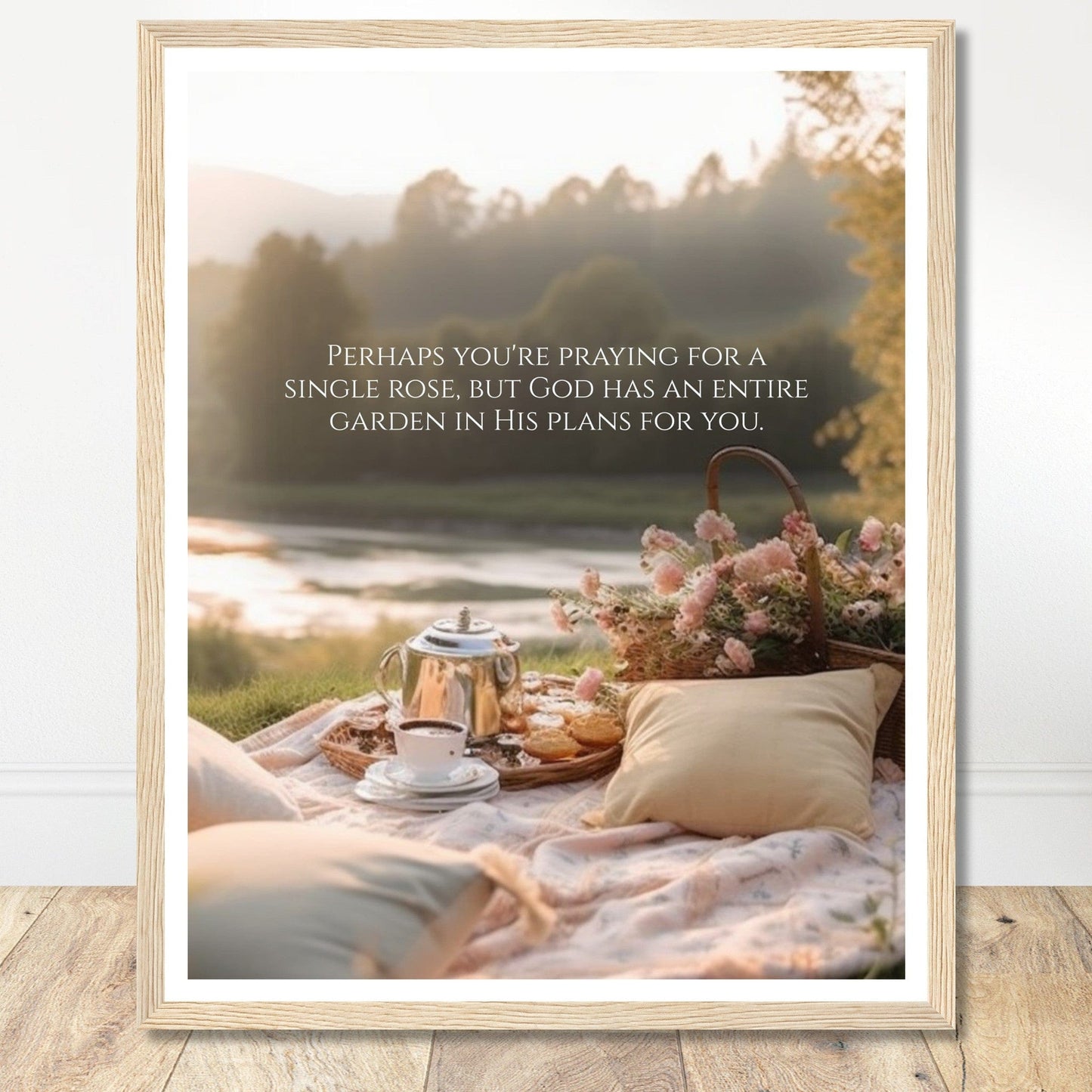 Coffee With My Father Print Material 40x50 cm / 16x20″ / Premium Matte Paper with Frame / Wood frame Poster Template