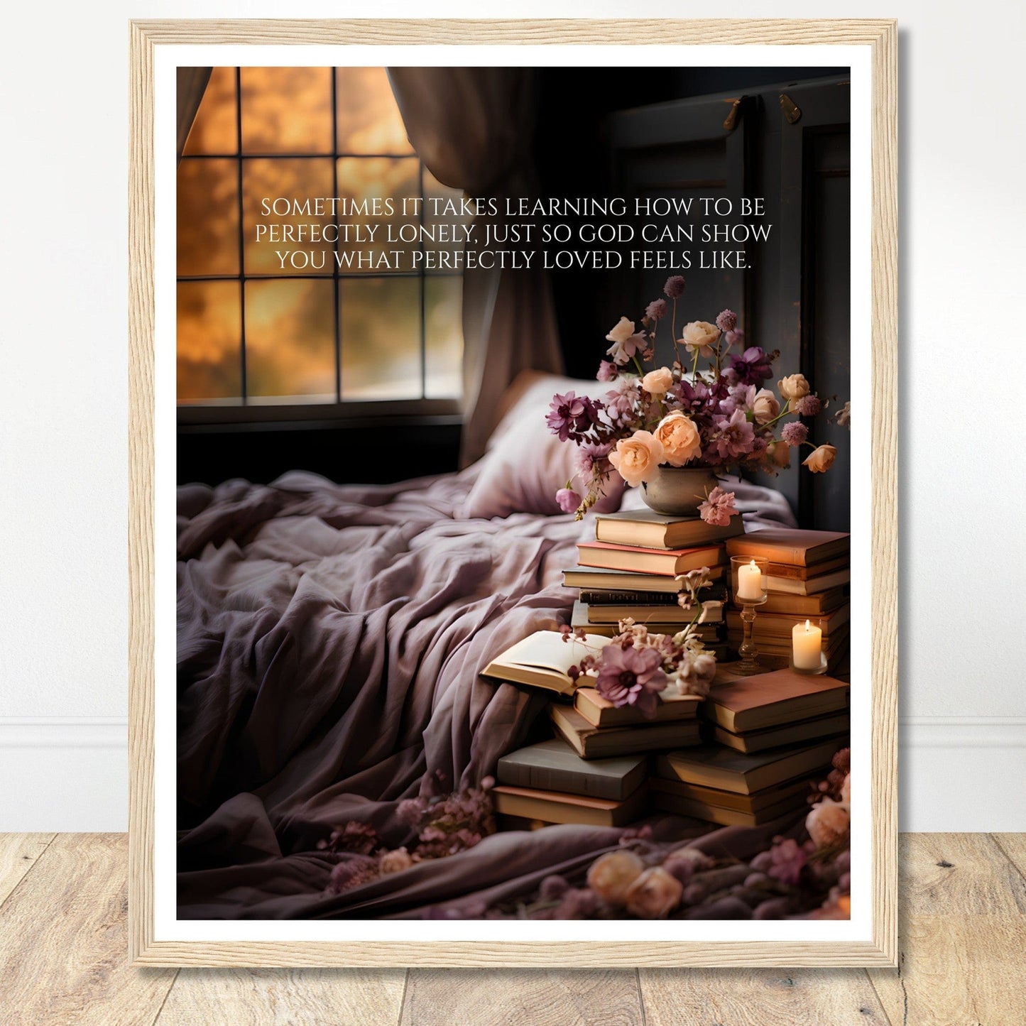 Coffee With My Father Print Material 40x50 cm / 16x20″ / Wood frame Framed Template