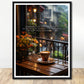 Coffee With My Father Print Material 45x60 cm / 18x24″ / Black frame Premium Matte Paper Wooden Framed Poster