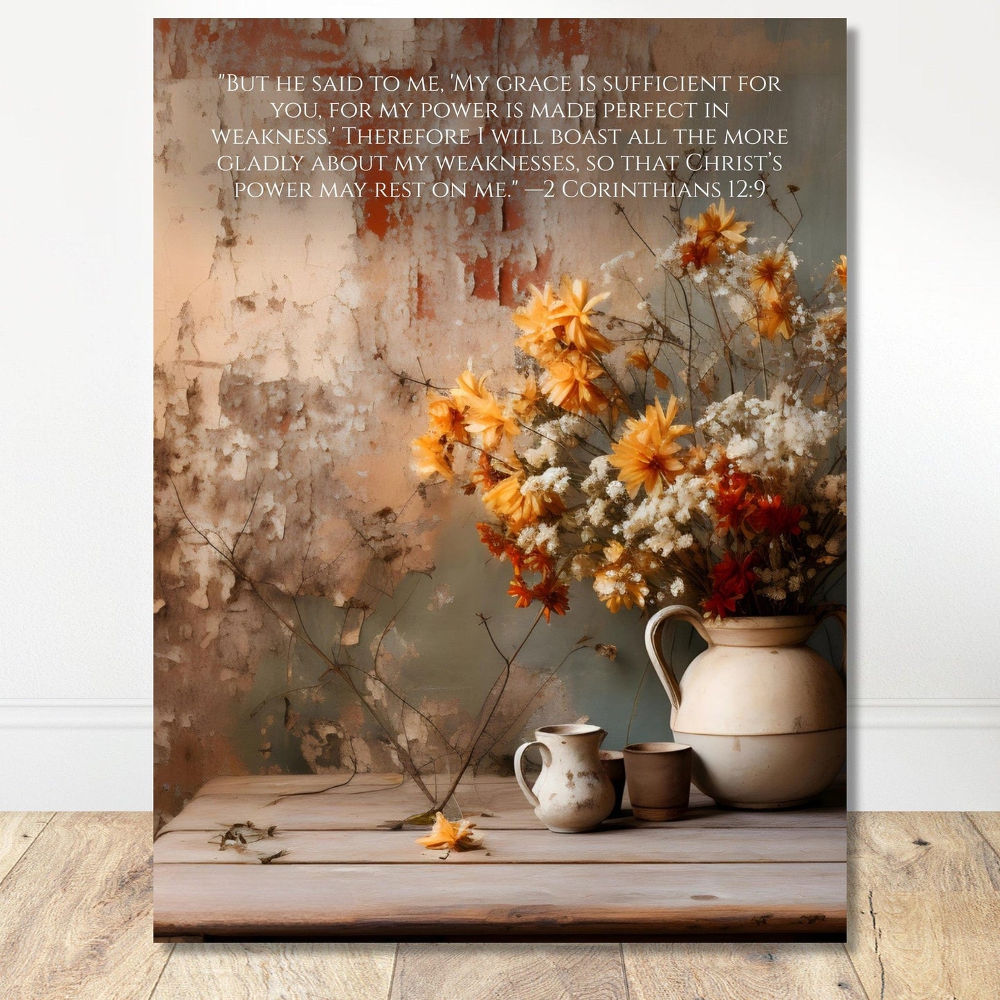 Coffee With My Father Print Material 45x60 cm / 18x24″ / Premium Matte Paper Poster / - Framed Template