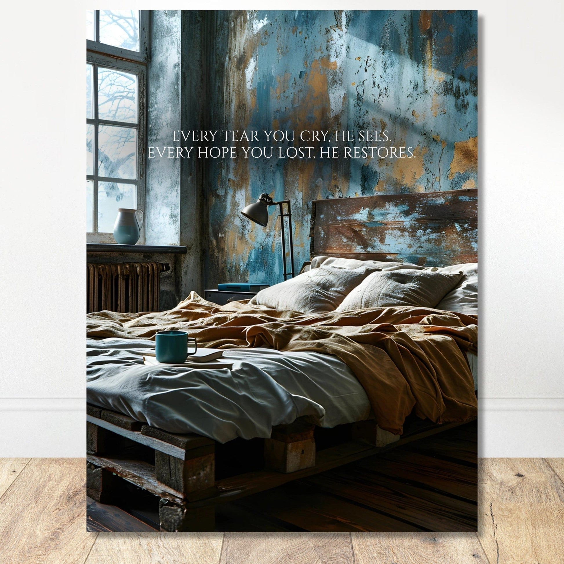 Coffee With My Father Print Material 45x60 cm / 18x24″ / Unframed / Unframed - Poster Only Every Tear - Custom Art