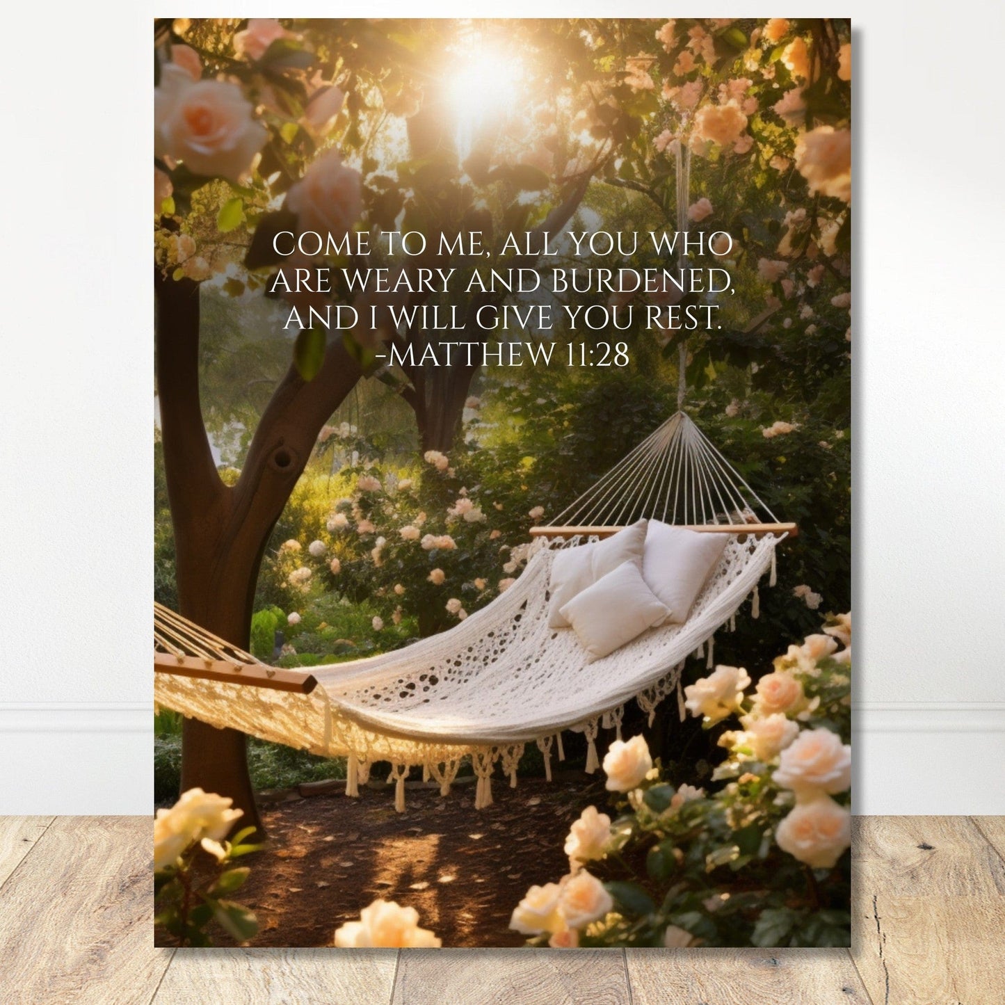 Coffee With My Father Print Material 45x60 cm / 18x24″ / Unframed / Unframed - Poster Only I Will Give You Rest - Custom Art
