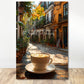 Coffee With My Father Print Material 60x90 cm / 24x36″ / Premium Matte Paper Poster / - Framed Template