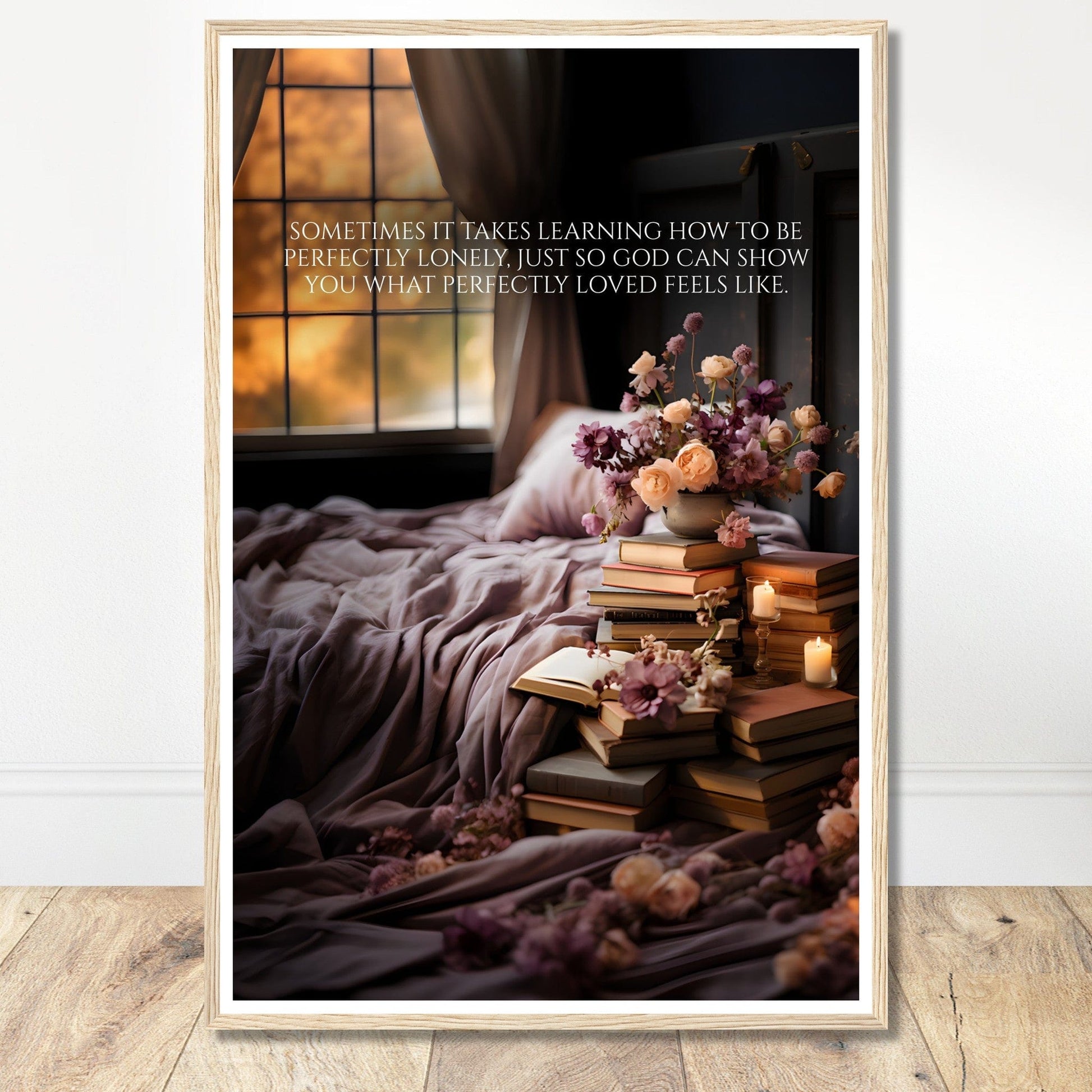 Coffee With My Father Print Material 60x90 cm / 24x36″ / Wood frame Framed Template