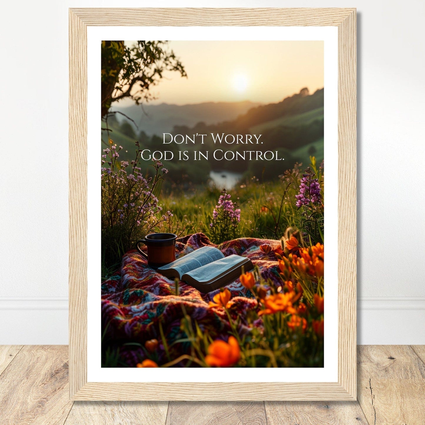 Coffee With My Father Print Material A4 21x29.7 cm / 8x12″ / Premium Matte Paper Wooden Framed Poster / Wood frame Premium Matte Paper Wooden Framed Poster