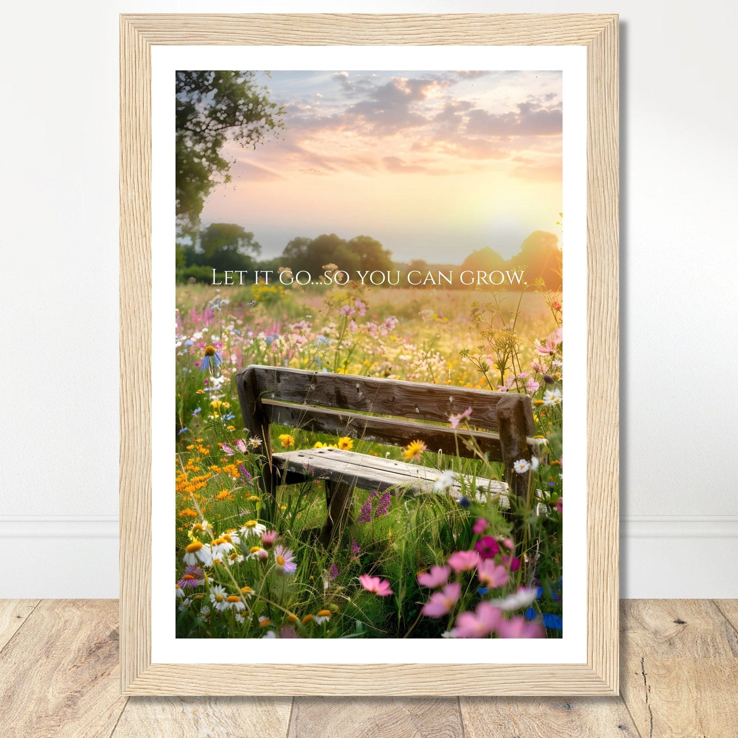 Coffee With My Father Print Material A4 21x29.7 cm / 8x12″ / Wood frame Grow - Artwork