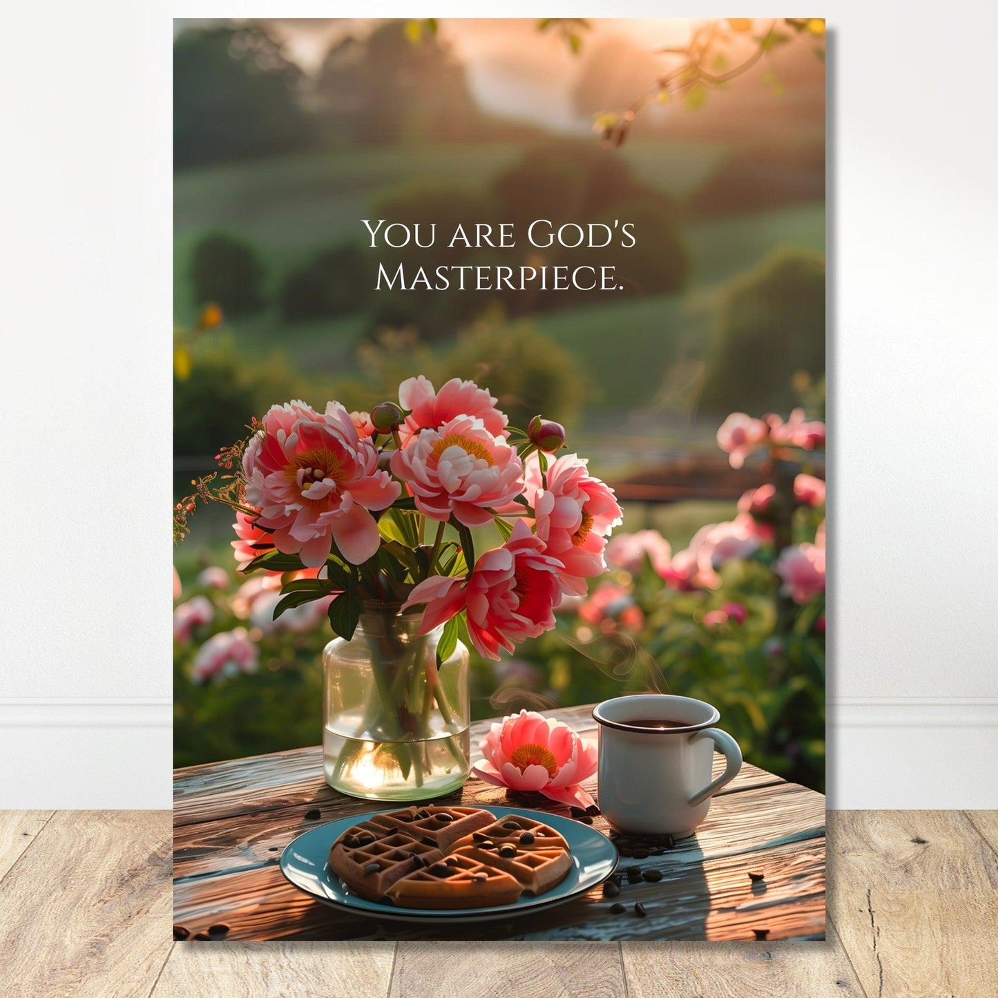 Coffee With My Father Print Material 21x29.7 cm / 8x12″ / Unframed / Unframed - Poster Only You Are God's Masterpiece - Artwork