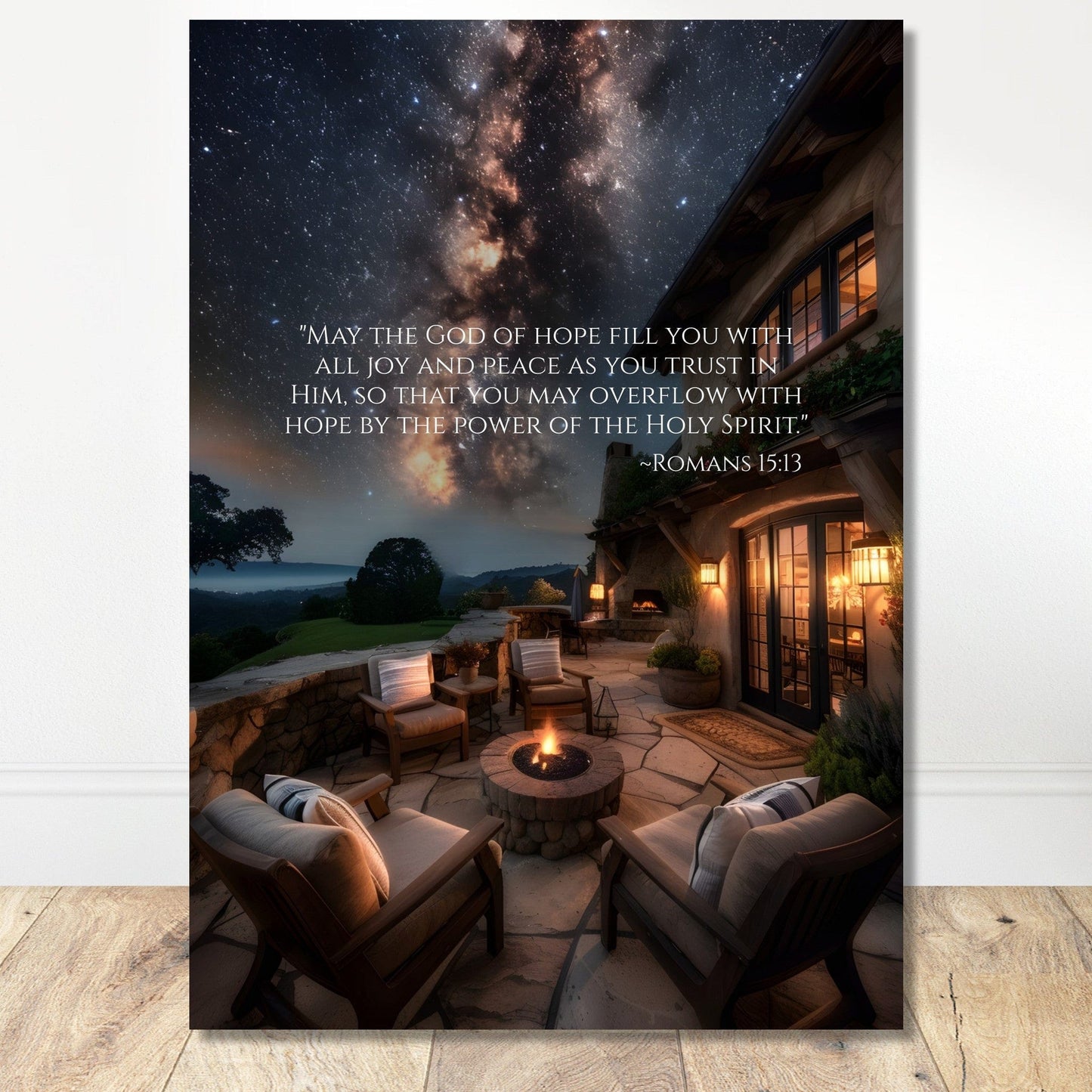 Coffee With My Father Print Material Unframed / 21x29.7 cm / 8x12″ / Unframed - Poster Only God of Hope